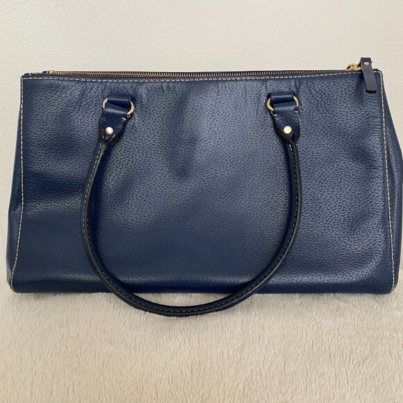 Kate Spade Navy Blue Medium Satchel - Picture 4 of 5